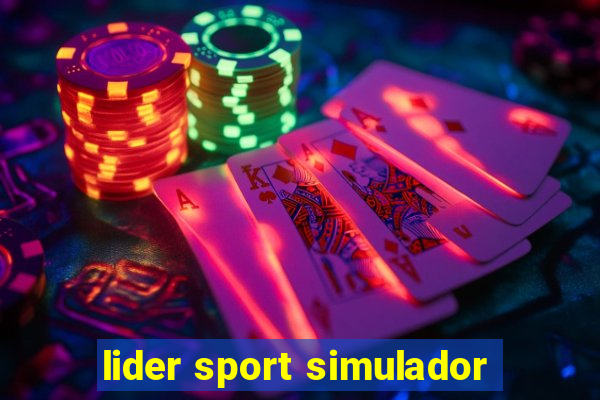 lider sport simulador